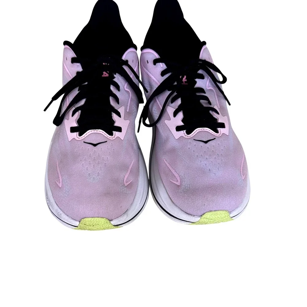 Hoka Pink and White Athletic Shoes - Picture 2 of 6
